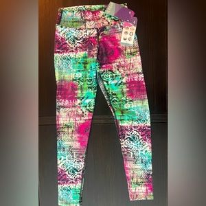 Dona Jo Tribe Print Leggings Size Small (1)
